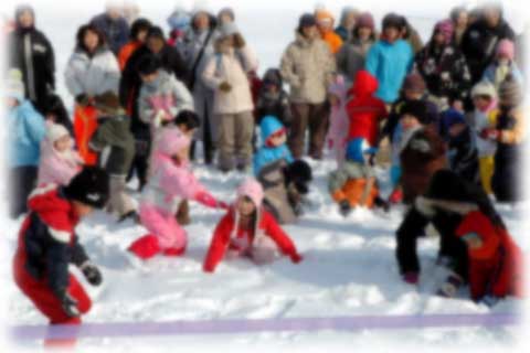 雪中運動会